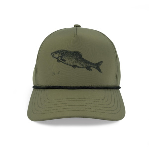 Korum Classic Waterproof Barbel Print Rope Cap